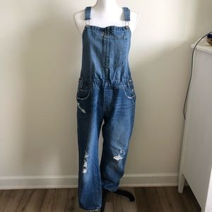 Levi’s Boyfriend Distressed Overall.